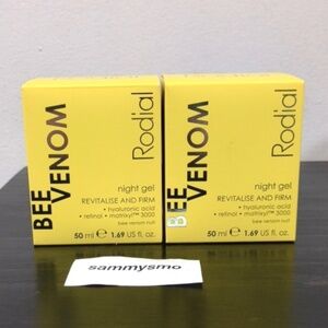 Rodial BEE VENOM Night Cream Revitalize And Firm 50 ml 1.69 oz NIB x2
